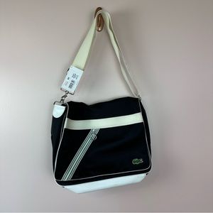 New Lacoste M80 Messenger Bag Black Y2K